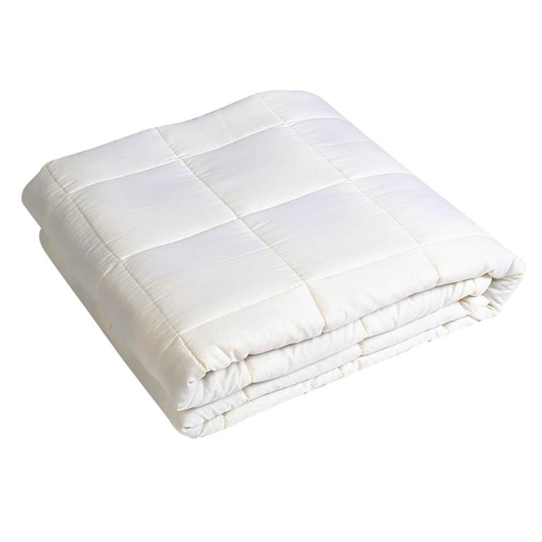 утяжеленное одеяло белого цвета weighted blanket white